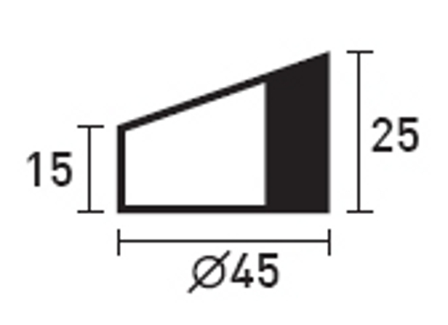 Batente limitador de porta - LAT�O